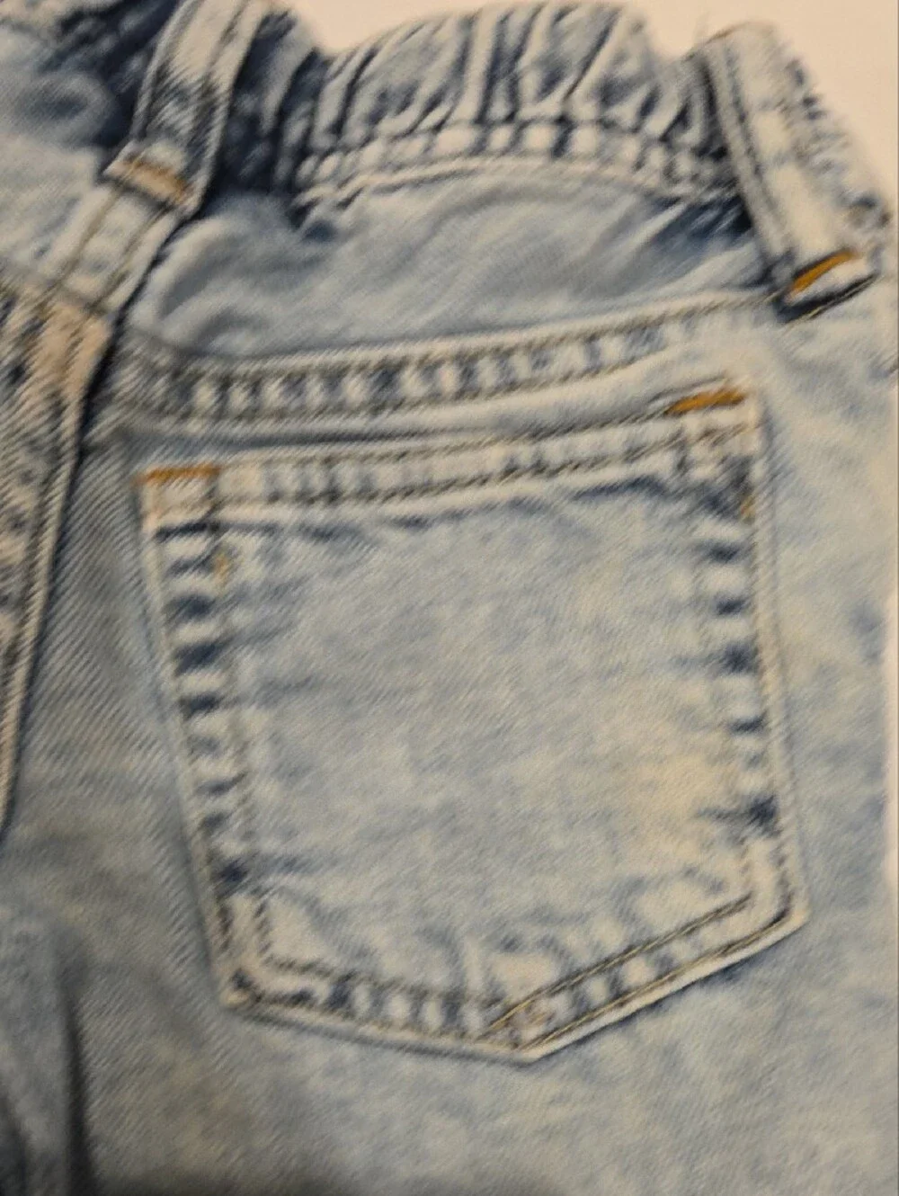 GAP Denim Light Blue Denim Pull-On Shorts Toddler Size 2 T Adorable Jean Shorts